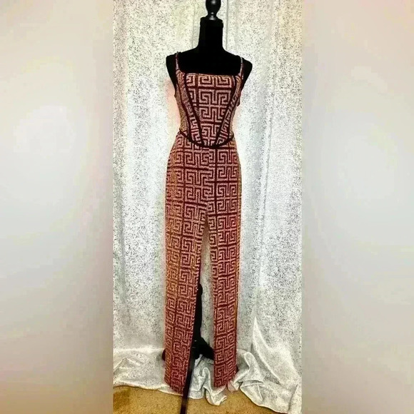 Never worn Metallic PantSuit